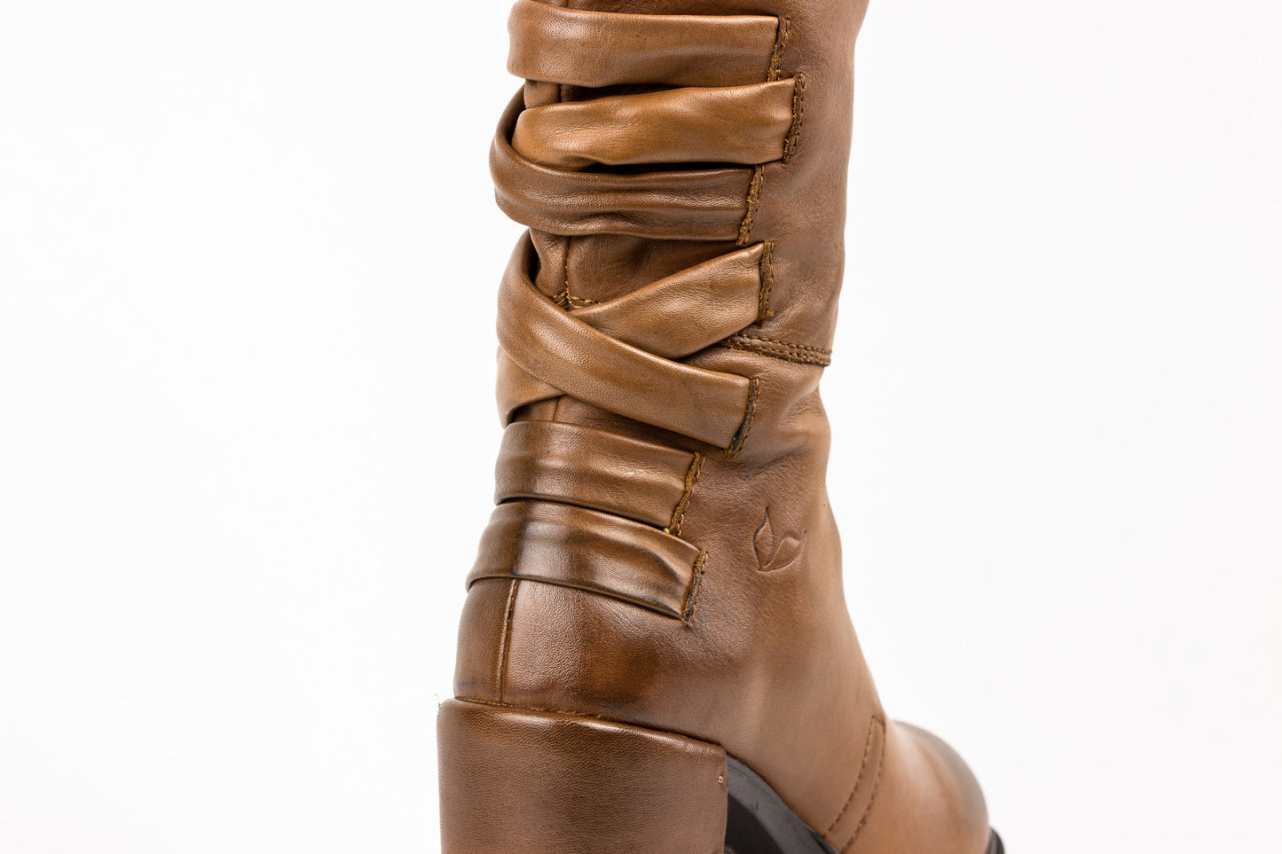 Madrid-Brown : Women's Leather Knee-High boots