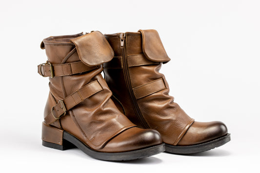 Barcelona : Women's Genuine leather Lace Up boots