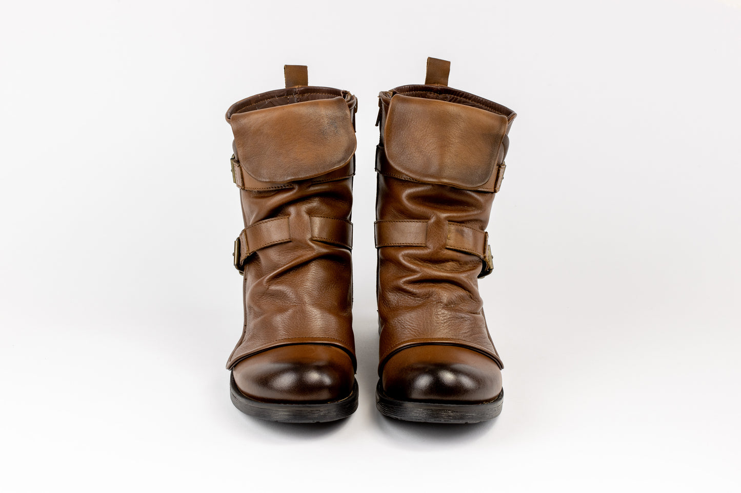 Barcelona : Women's Genuine leather Lace Up boots